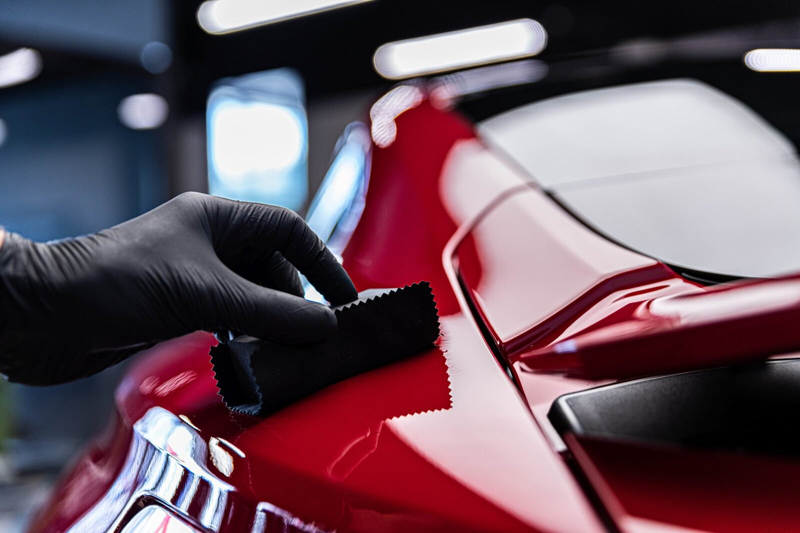 Ceramic coating application